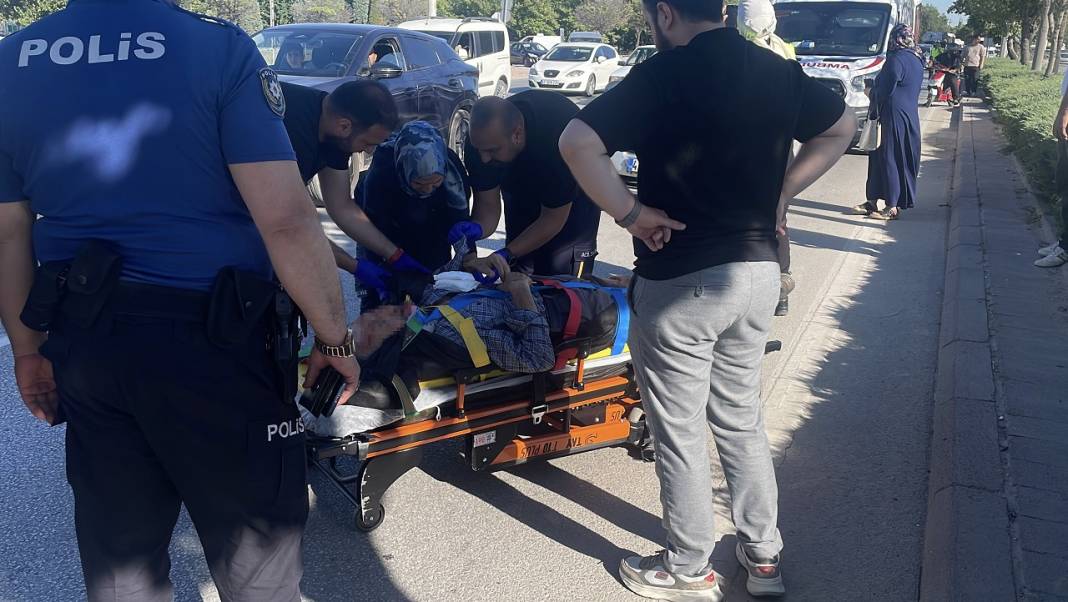 Karatay'da korkunç kaza! Bisikletli ağır yaralandı 5